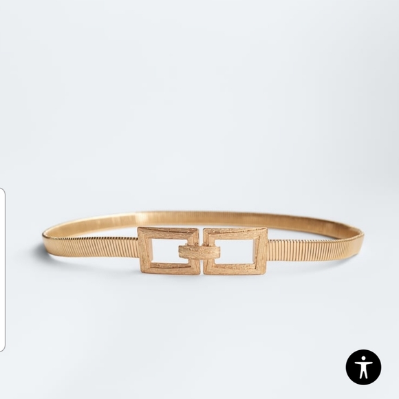 Zara Accessories - ZARA Metal Stretch Belt